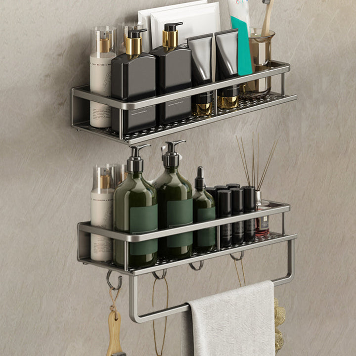 BowLift | Minimalism Matte Metal Bathroom Accessory Set Modern Bathroom Rack