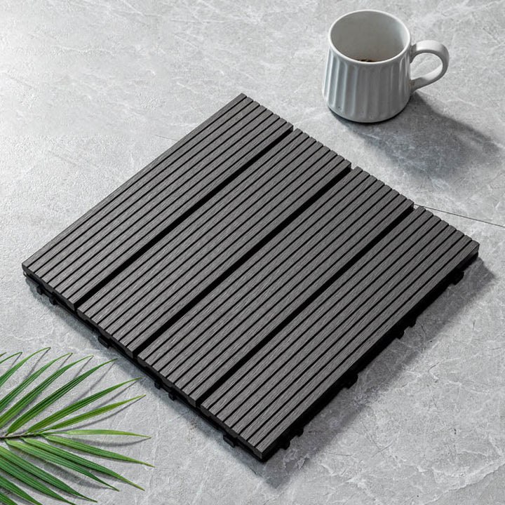BowLift | Classic wooden tiles for garden patio flooring to lay