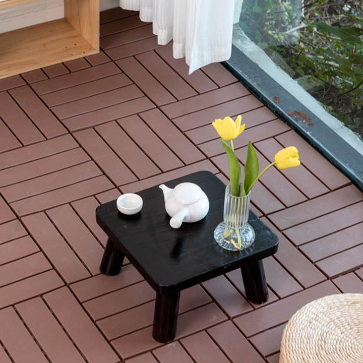 BowLift | Classic Cover Tile Laying Pattern Wood Outdoor Floor Tile