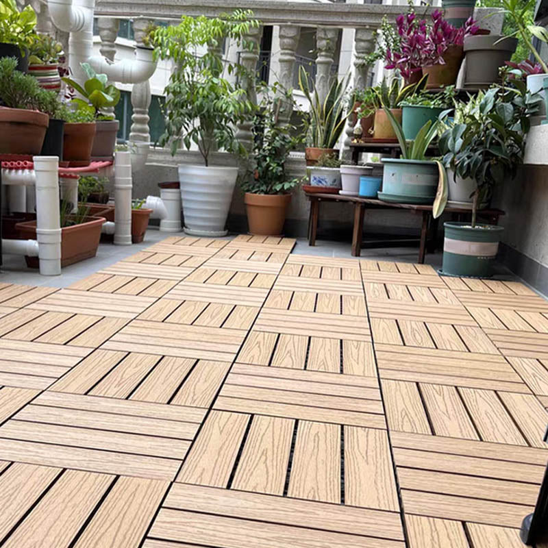 BowLift | Classic square terrace tiles solid color composite tiles for outdoor use