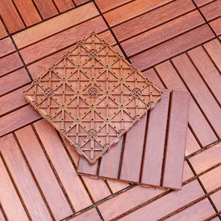 BowLift | Classic Terrace Decking Natural Wood Waterproof Smooth Outdoor Flooring