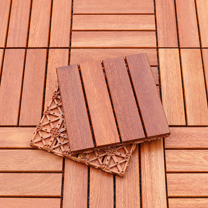 BowLift | Classic Terrace Decking Natural Wood Waterproof Smooth Outdoor Flooring