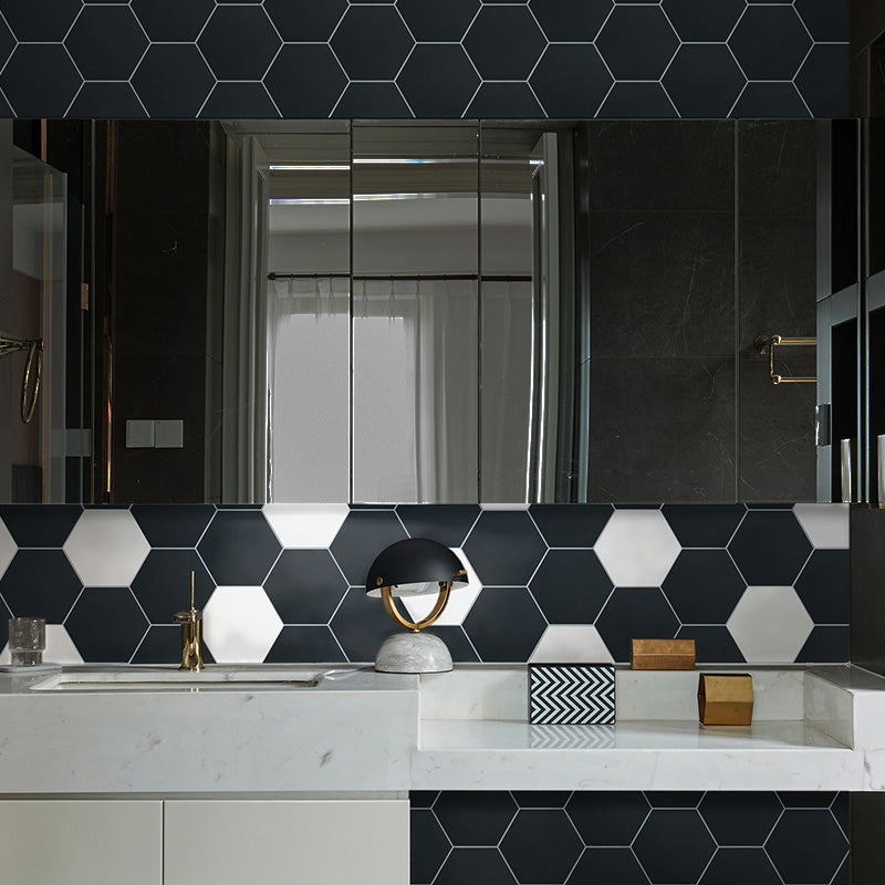 BowLift | Hexagonal Peel and Stick Tiles Modern Peel and Stick Backsplash 20 Pack for the Bathroom