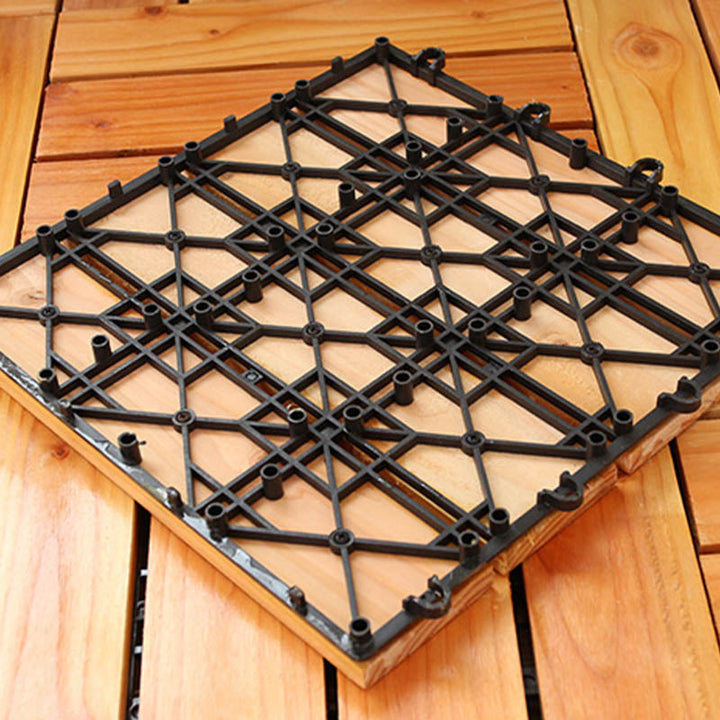 BowLift | Connection Patio Floor Tiles Made of Solid Wood Patio Floor Tiles