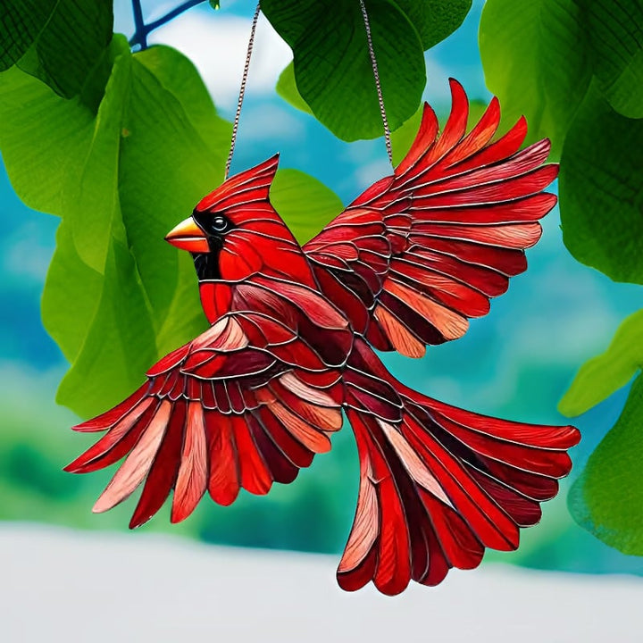 BowLift | Winged Cardinal Christmas Ornaments
