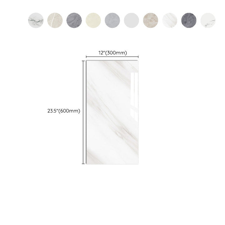 BowLift | Modern Peel-and-Stick Back Wall PVC Rectangular Wall Tile for Kitchen and Bathroom