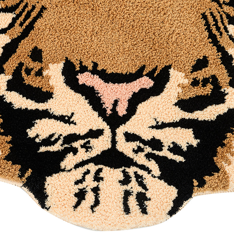 BowLift | Tiger Head Tufted Rug for Living Room and Kids Bedroom