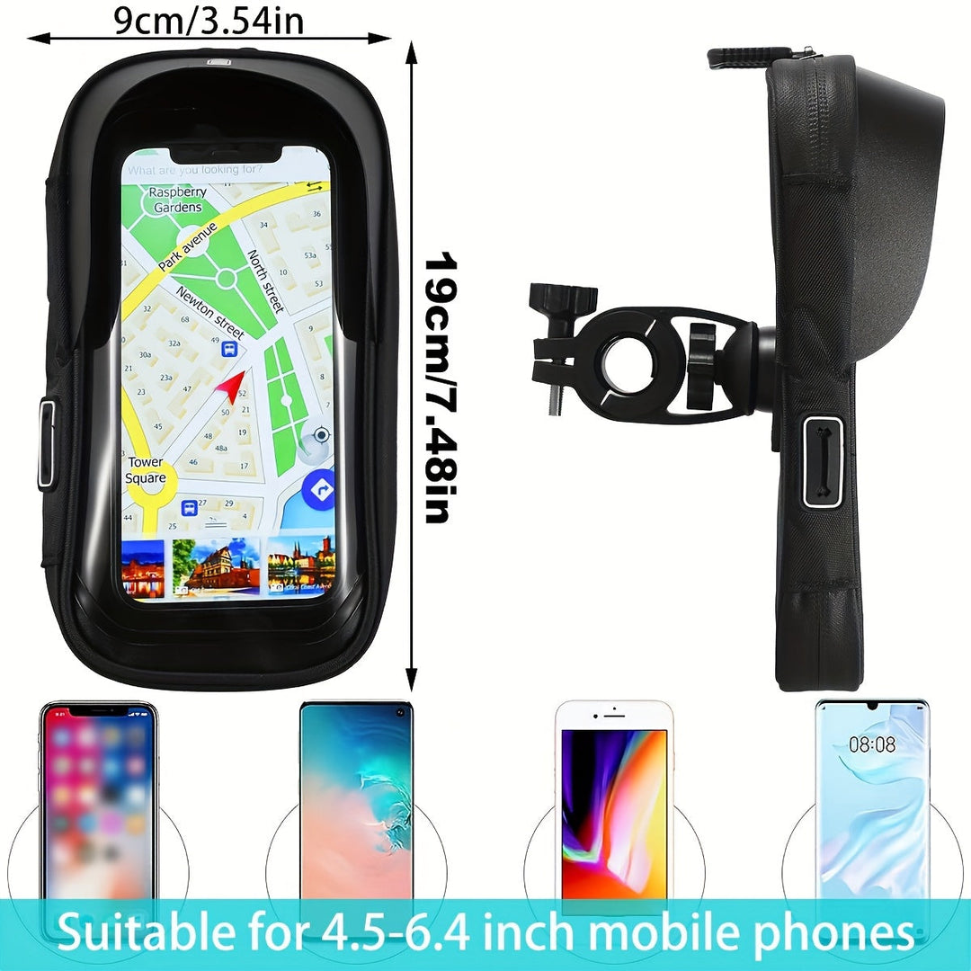 Waterproof Phone Holder for Bicycle and Motorcycle – 360° Rotatable and Suitable for 4.5–6.4 inch | Bowlift