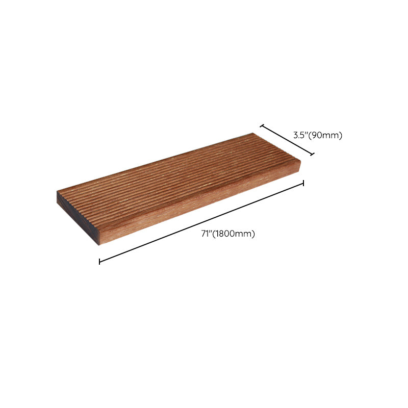 BowLift | Modern solid hardwood flooring Merbau wood side cladding for terrace