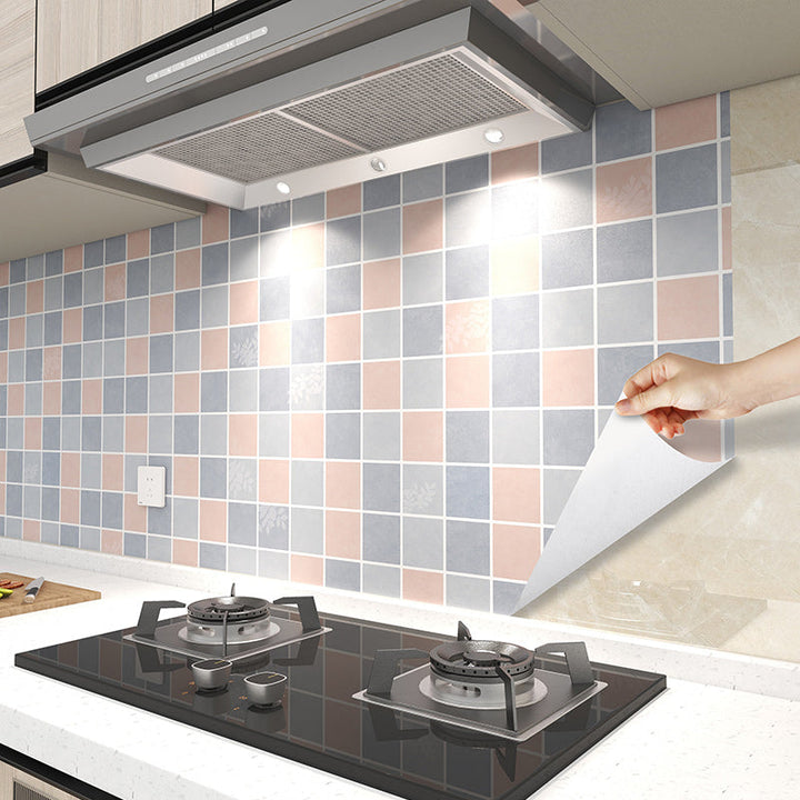 BowLift | Modern Tile Peel & Stick PVC Grid Pattern Self-Adhesive Wallpaper