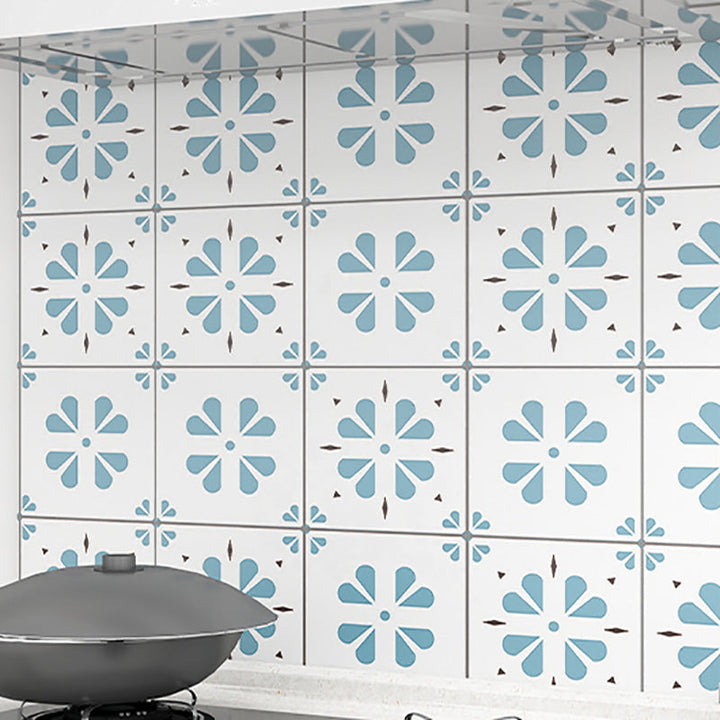 BowLift | Modern Peel & Stick PVC Tile Grid Pattern Self-Adhesive Wallpaper