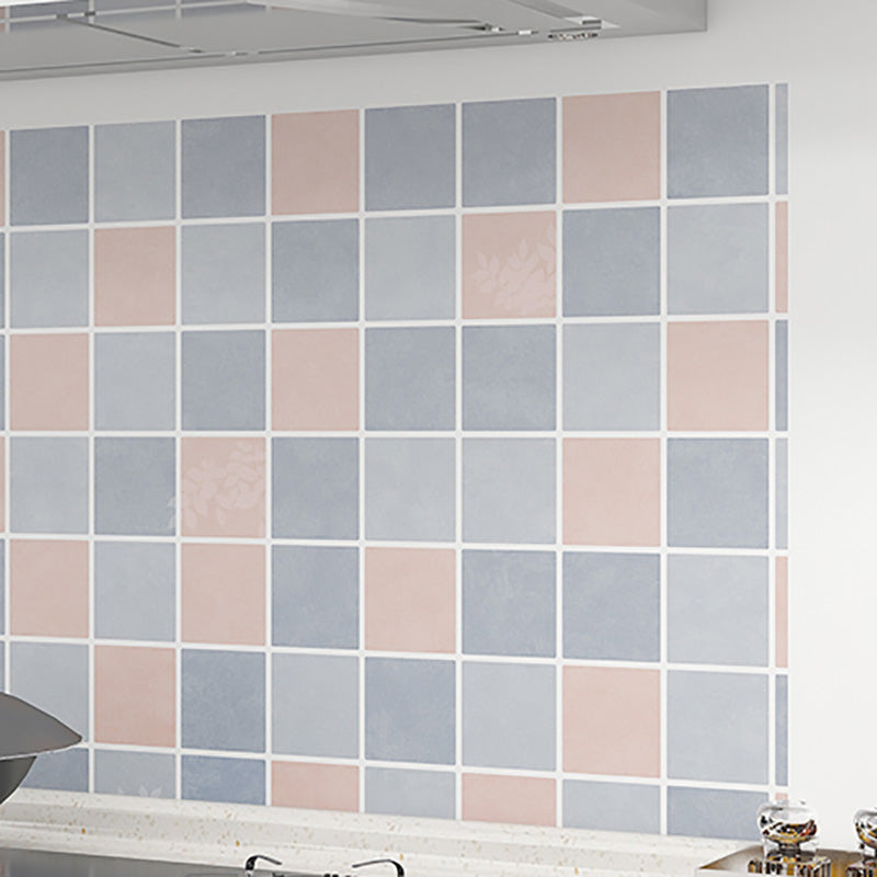 BowLift | Modern Tile Peel & Stick PVC Grid Pattern Self-Adhesive Wallpaper