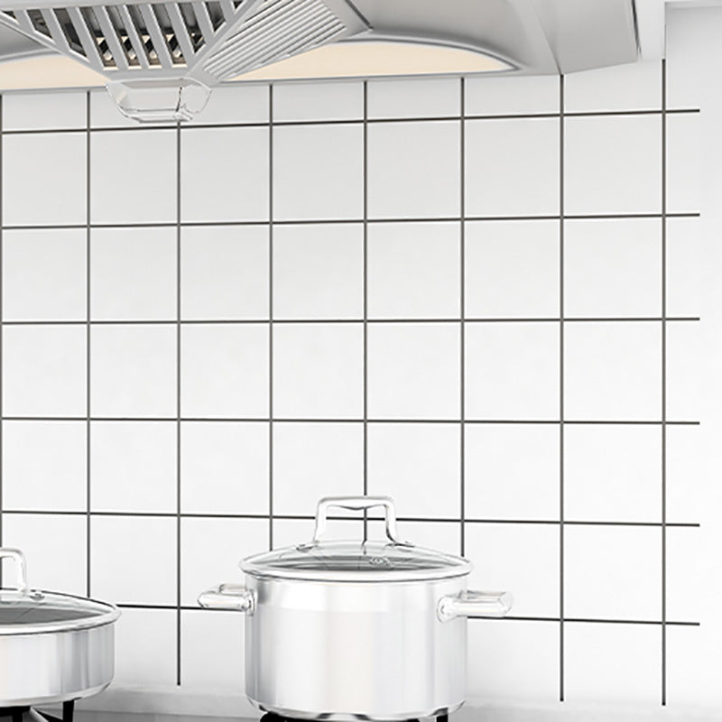 BowLift | Modern Peel & Stick PVC Tile Grid Pattern Self-Adhesive Wallpaper