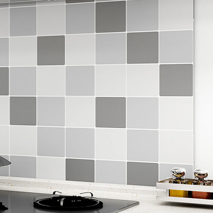 BowLift | Modern Peel & Stick PVC Tile Grid Pattern Self-Adhesive Wallpaper