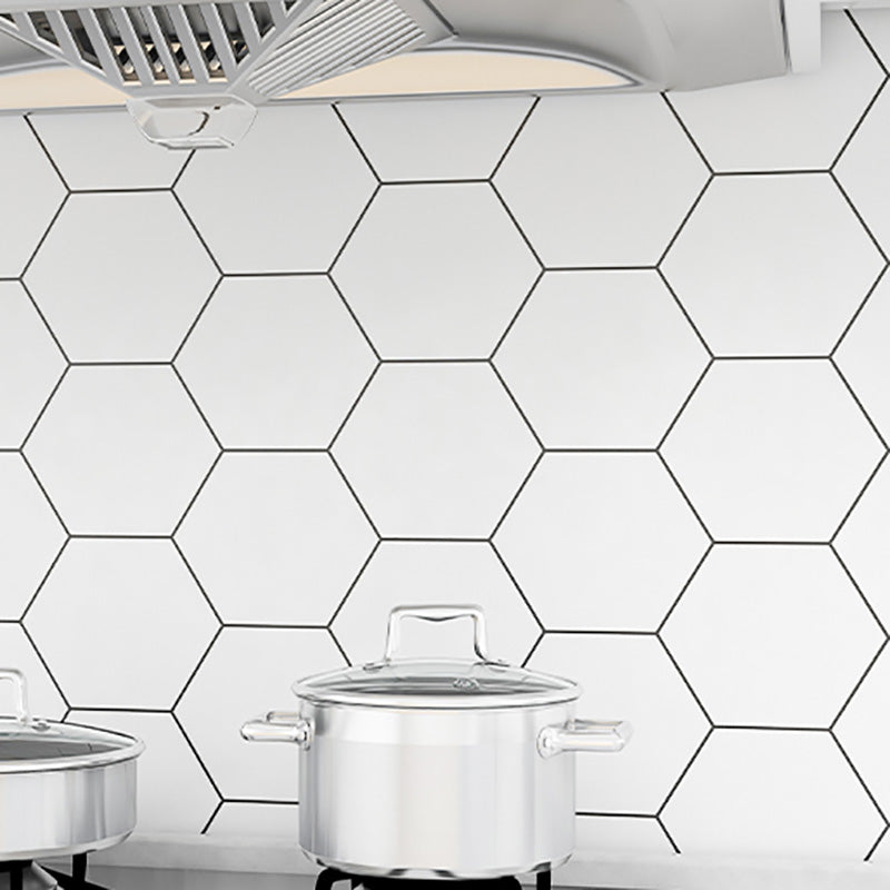 BowLift | Modern Peel & Stick PVC Tile Grid Pattern Self-Adhesive Wallpaper