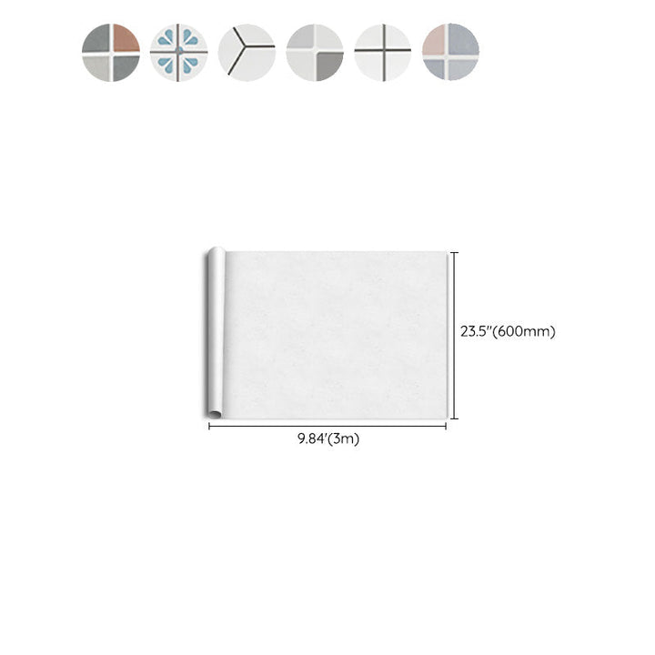 BowLift | Modern Tile Peel & Stick PVC Grid Pattern Self-Adhesive Wallpaper