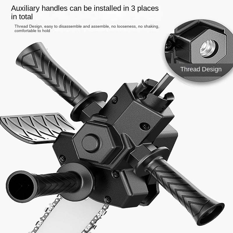 BowLift | ELECTRIC DRILL MODIFIED TO ELECTRIC CHAINSAW DRILL ATTACHMENT