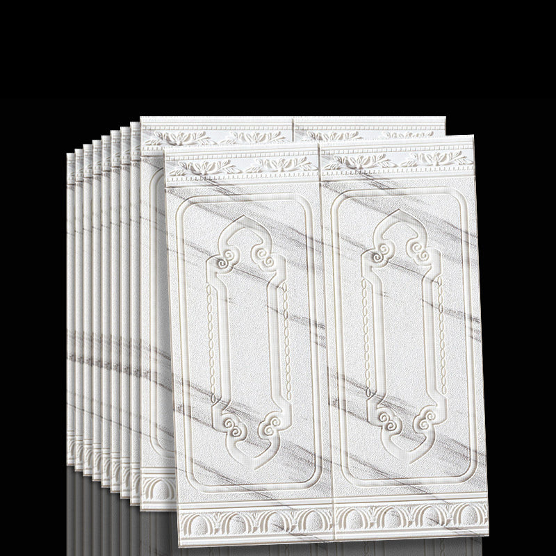 BowLift | Contemporary waterproof 3D wall panel veneer for peeling and sticking for interior walls