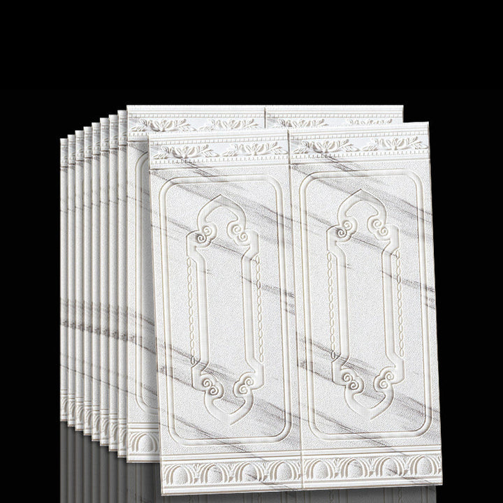 BowLift | Contemporary waterproof 3D wall panel veneer for peeling and sticking for interior walls