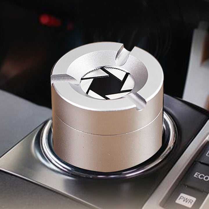 360° Stainless Steel Ashtray with Twist Lid | Bowlift