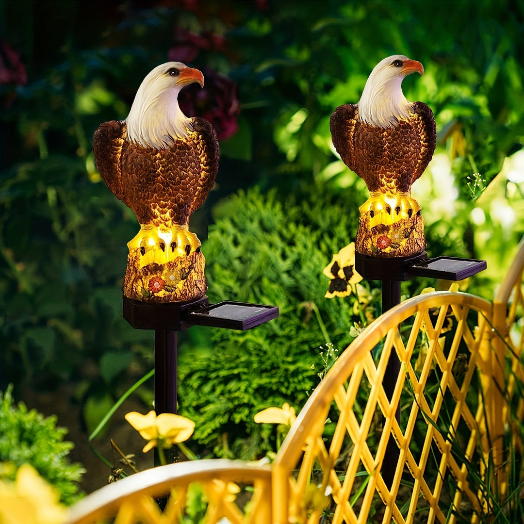 SolarGlow Eagle - Stylish Solar Lamp for Garden Lighting | Bowlift
