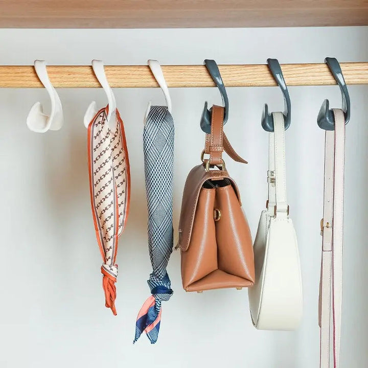 BowLift | 5 Piece Curved Bag Holder for Handbag and Backpack Storage