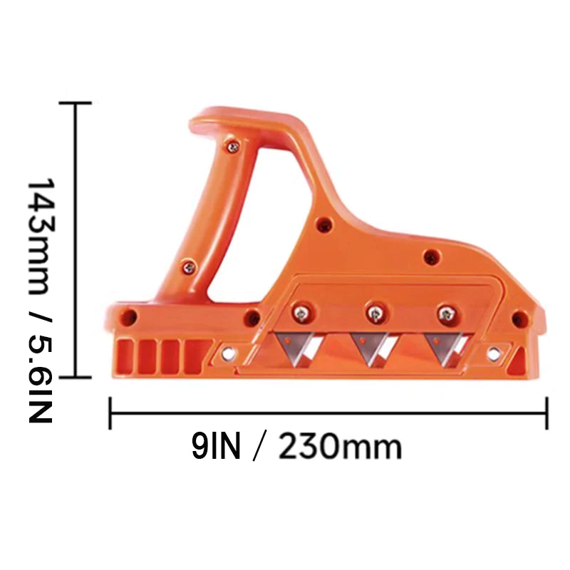 BowLift | Gypsum Board Hand Plane Drywall Edge Chamfer Woodworking Hand Tool