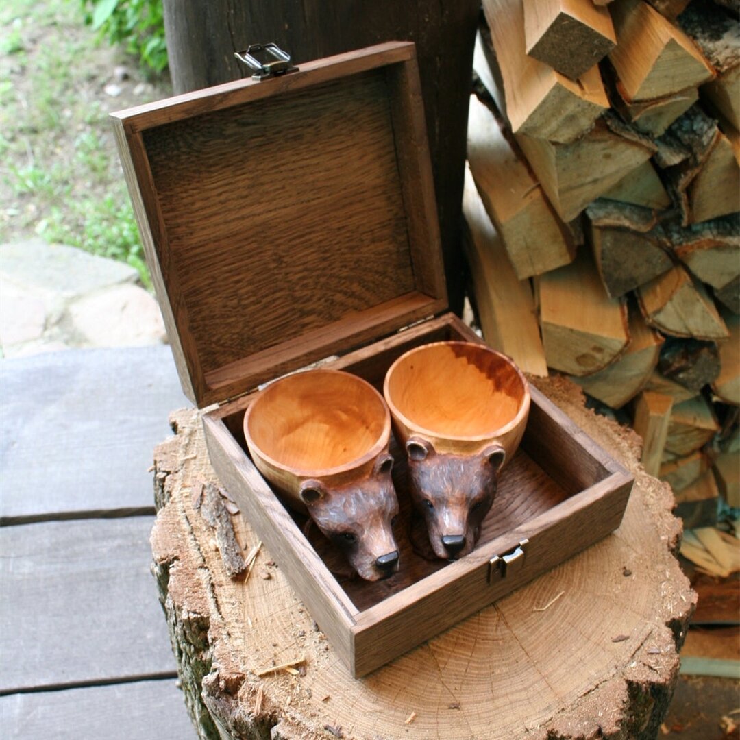 BowLift | Hand Carved Wooden Mug