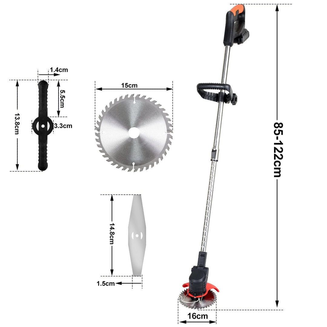Battery Lawn Trimmer 21V 8000 RPM | Bowlift