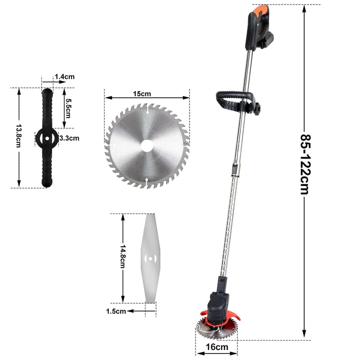 Battery Lawn Trimmer 21V 8000 RPM | Bowlift