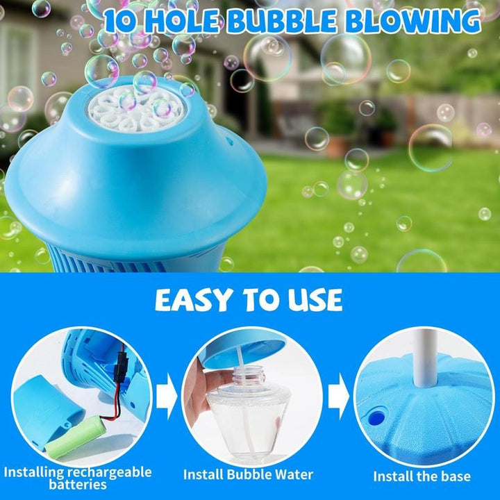 BowLift | Automatic Bubble Maker for Kids | BubbleFun Magical Bubble Play | 20,000+ Bubbles/Min | Adjustable Height | Portable