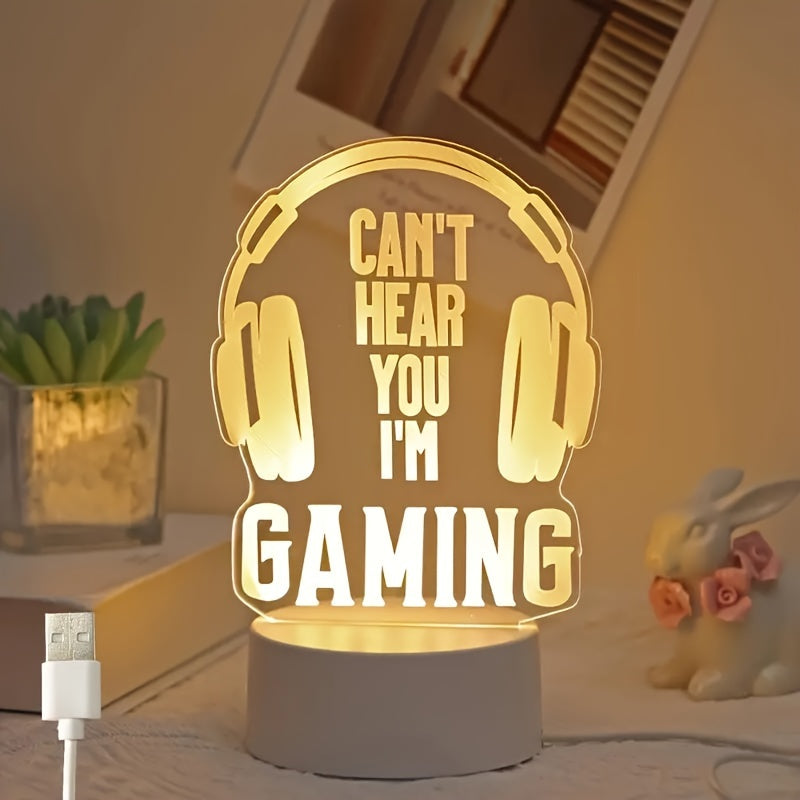 GameLamp - Compact LED Table Lighting with USB Bowlift