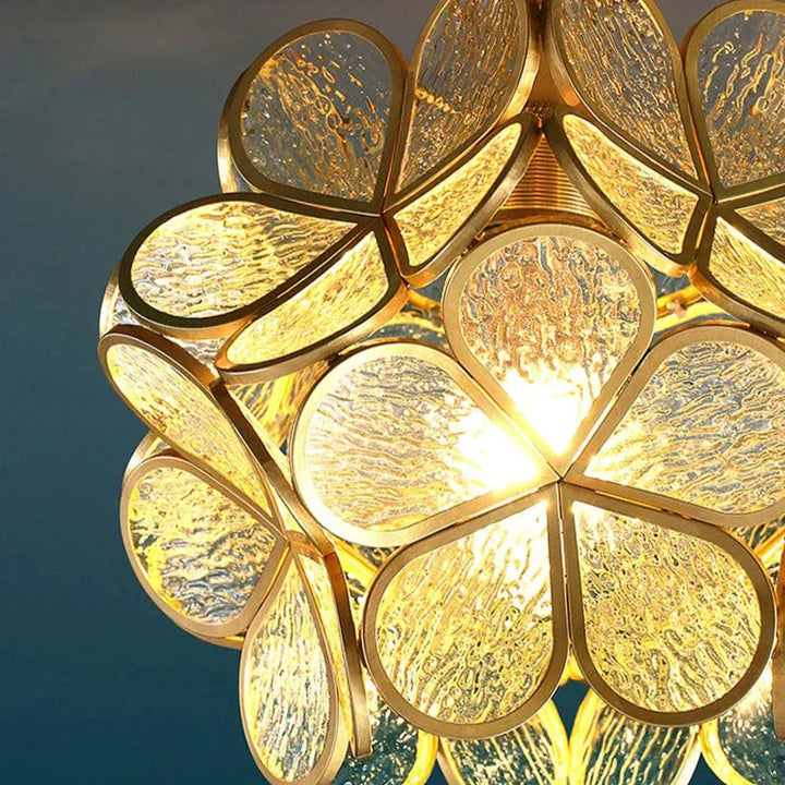 BowLift | Modern Flower Shape Glass LED Pendant Lamp