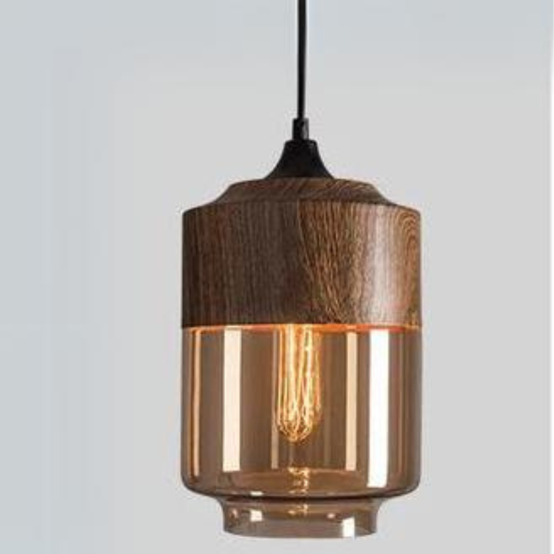 Stylish Scandinavian Wooden Ceiling Lamp - NordLuna | Bowlift