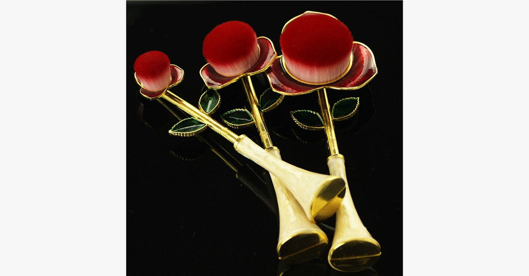 BowLift | Rose Beauty Flawless Face Oval Brush Set