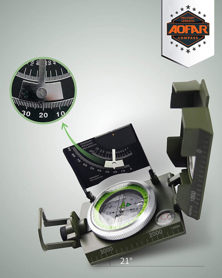 BowLift | Multifunctional Military Aiming Navigation Compass Compass