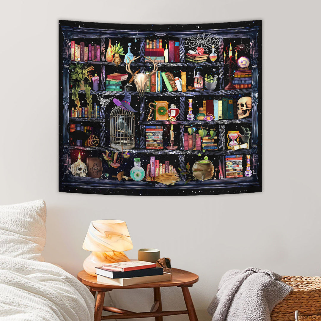 BowLift | Skeleton Horror Halloween Tapestry