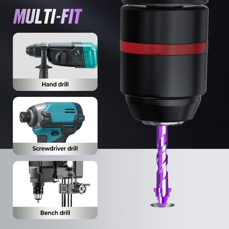 Woyuosn VioletShield Quad-Edge Drill Set Bowlift