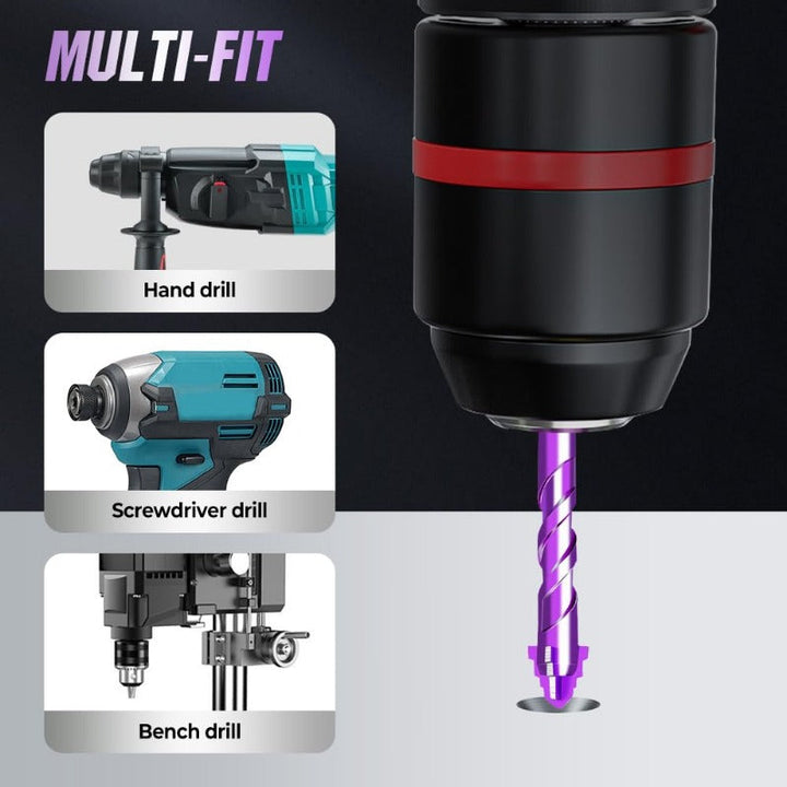 Woyuosn VioletShield Quad-Edge Drill Set Bowlift