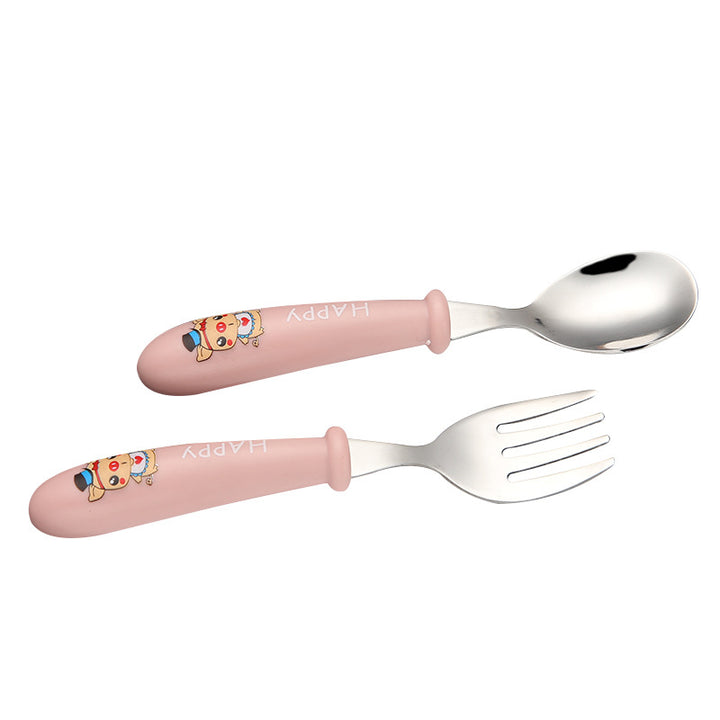 Child-friendly dining fork with safe grip Bowlift
