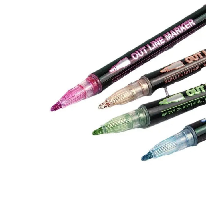 BowLift | StrahlKraft Metallic Marker Set — Make Your Art The Shining Center Of Attention!