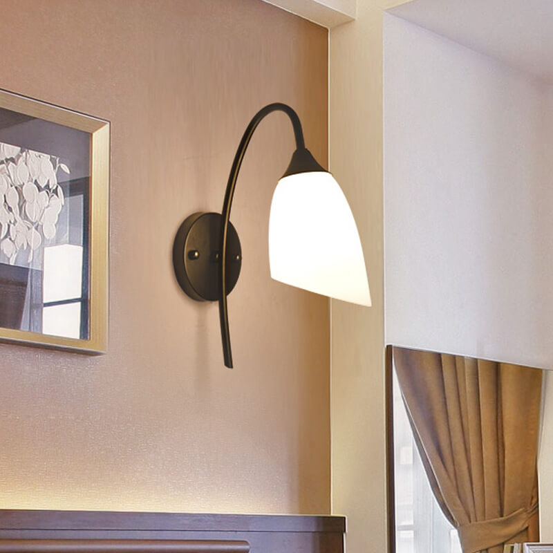 GloeiGlow – Modern Clock-Shaped Wall Lamp with Adjustable Arm Bowlift