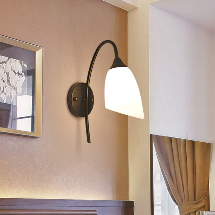 GloeiGlow – Modern Clock-Shaped Wall Lamp with Adjustable Arm Bowlift