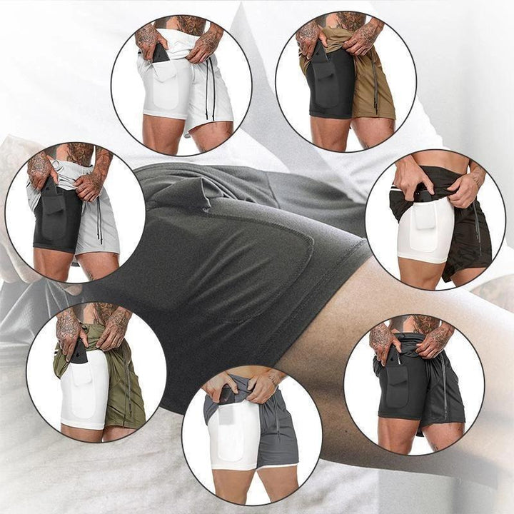 BowLift | 2-in-1 Double Layer Fitness Quick-Drying Pants