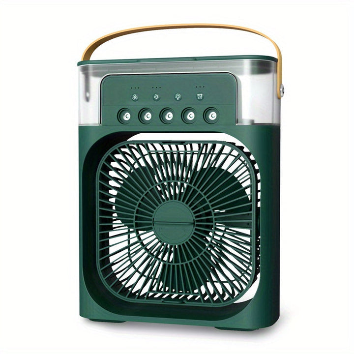 5A 2V Portable 600ml Spray Cooler Fan Desk USB Rechargeable Perfume Humidifier Air Conditioning A/C Cooling Fan 3 Wind Speeds | Bowlift