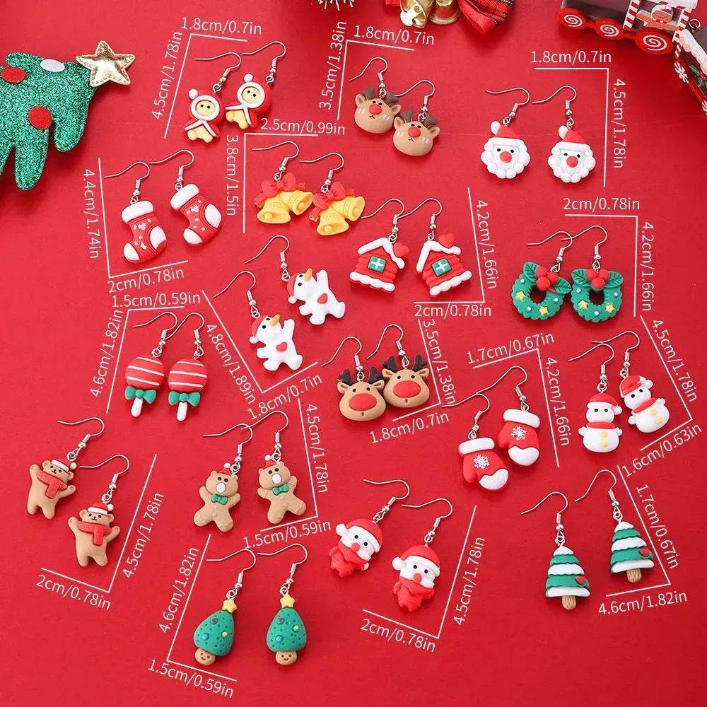 BowLift | Creative Cartoon Christmas Earrings Fashion
