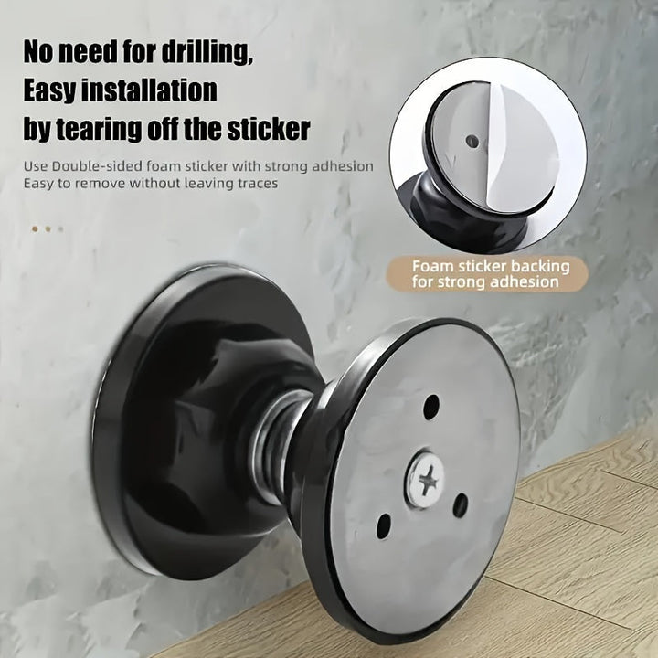 Magnetic door stopper without drilling | Bowlift