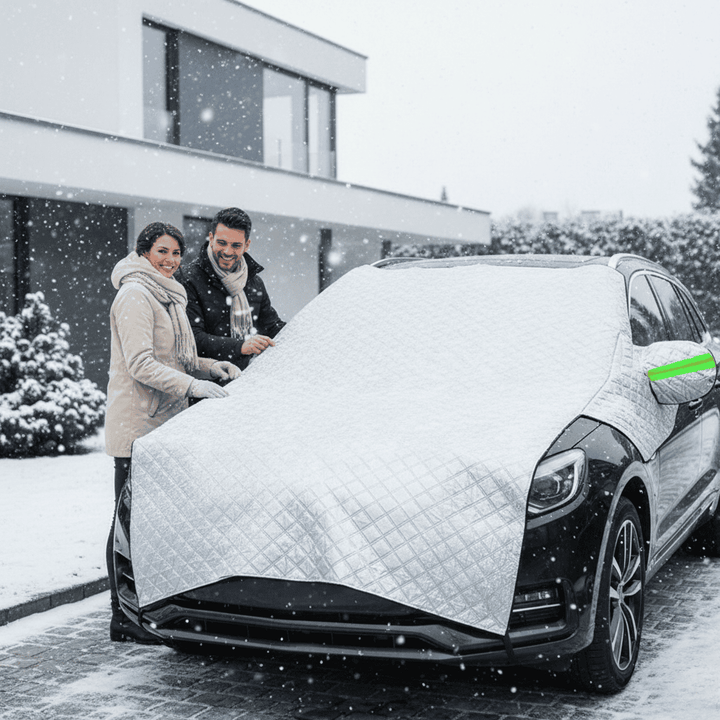 BowLift | All-weather windshield protection for frost, snow, and sun