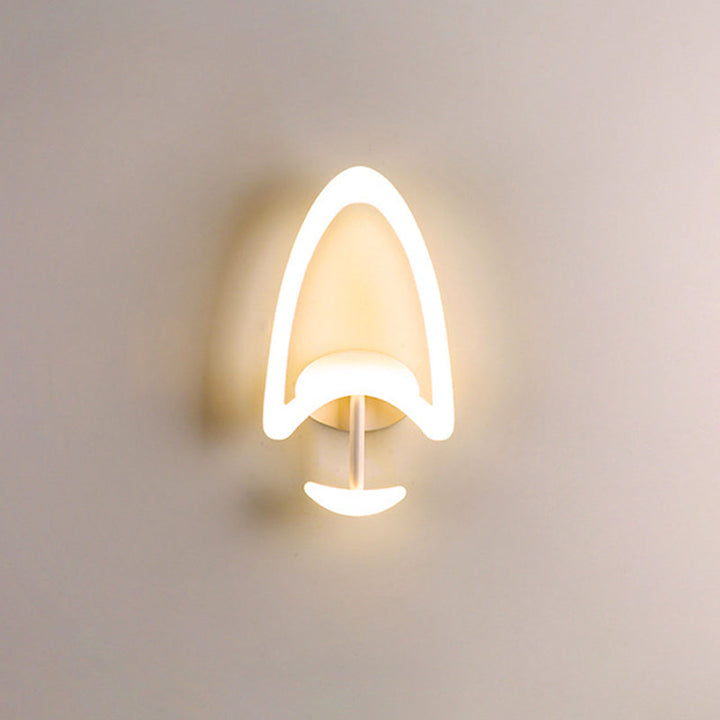 BowLift | Minimalistic Tree-Shaped Acrylic Wall Lamp LED Wall Light for Warm/White Light for Bedroom