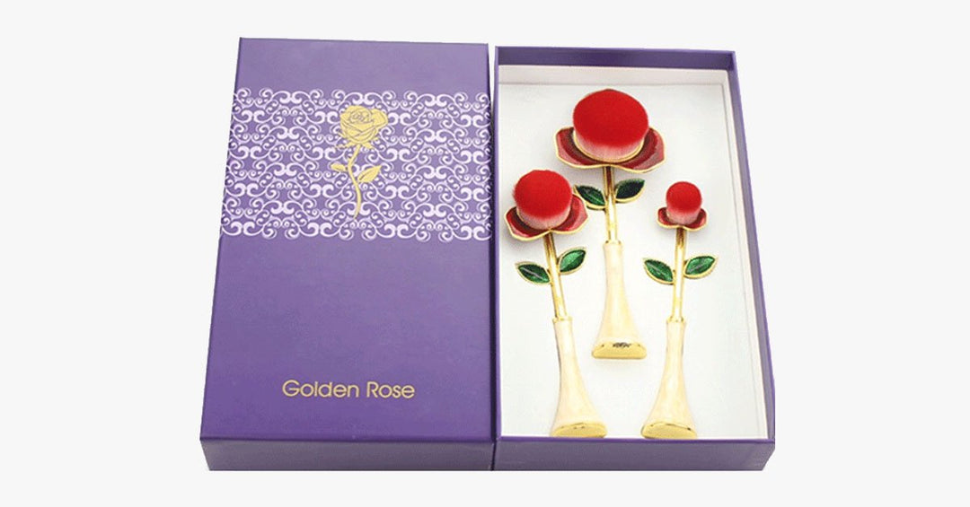 BowLift | Rose Beauty Flawless Face Oval Brush Set